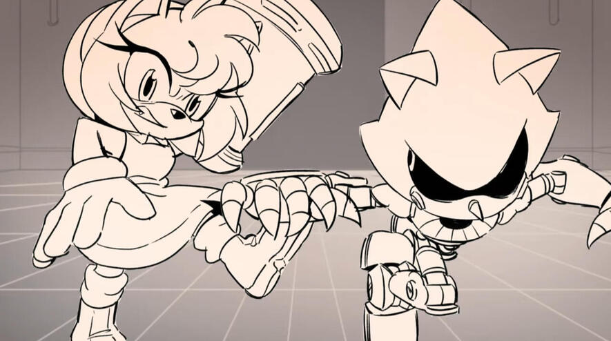 Sonic 4: Amy Rose vs Metal Sonic Animatic - Amy Rose